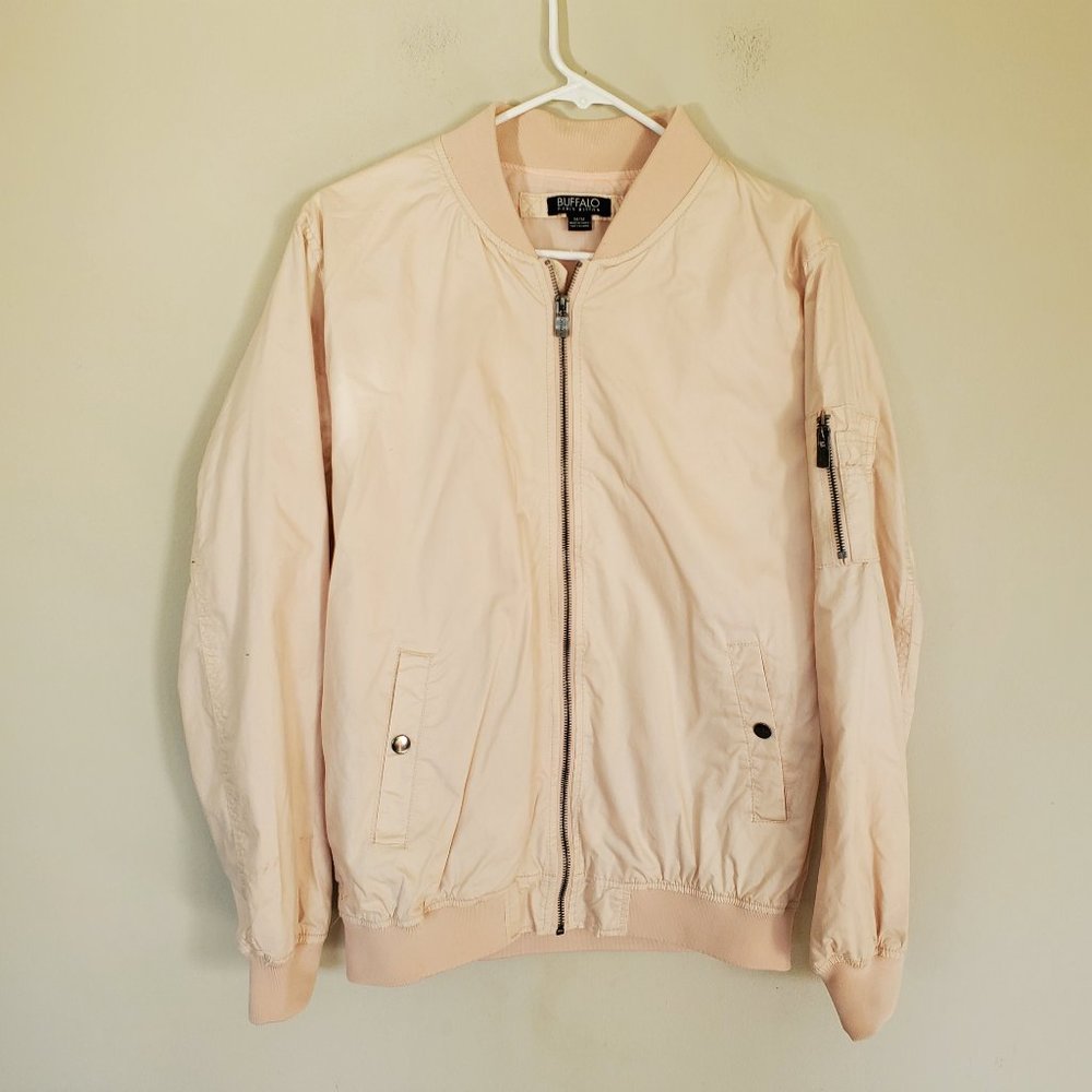 Buffalo David Bitton pale pink bomber jacket M